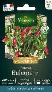 Poivron Balconi HF1 - Graines d'Exception